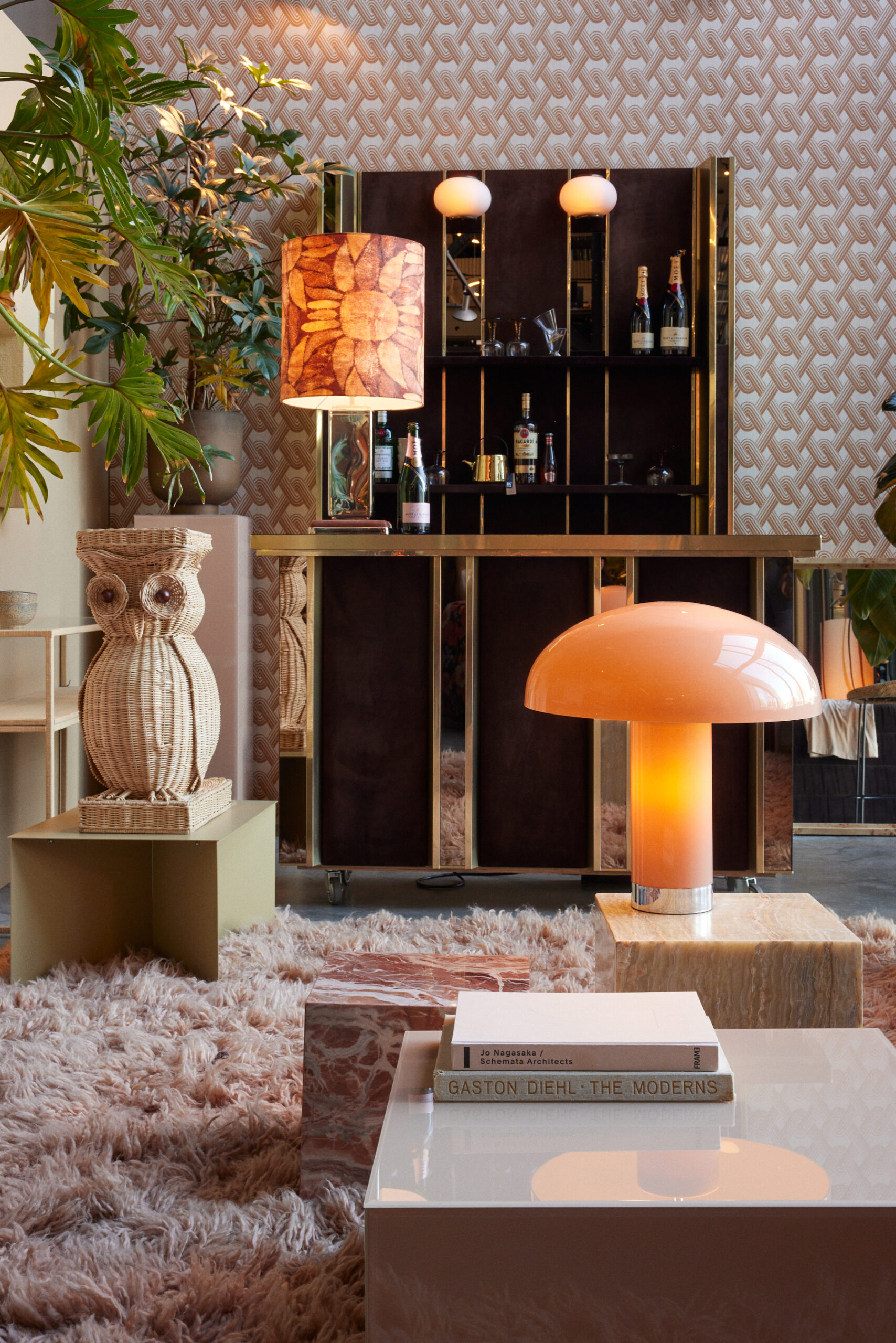 Lounge Mocha Tafellamp van HKliving - Afbeelding 2