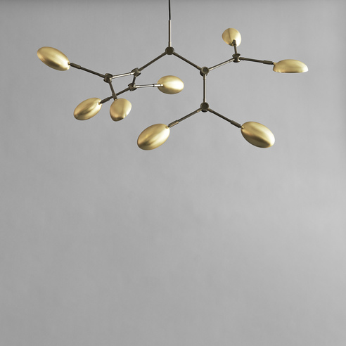 Drop Chandelier Brass Mini van 101 Copenhagen