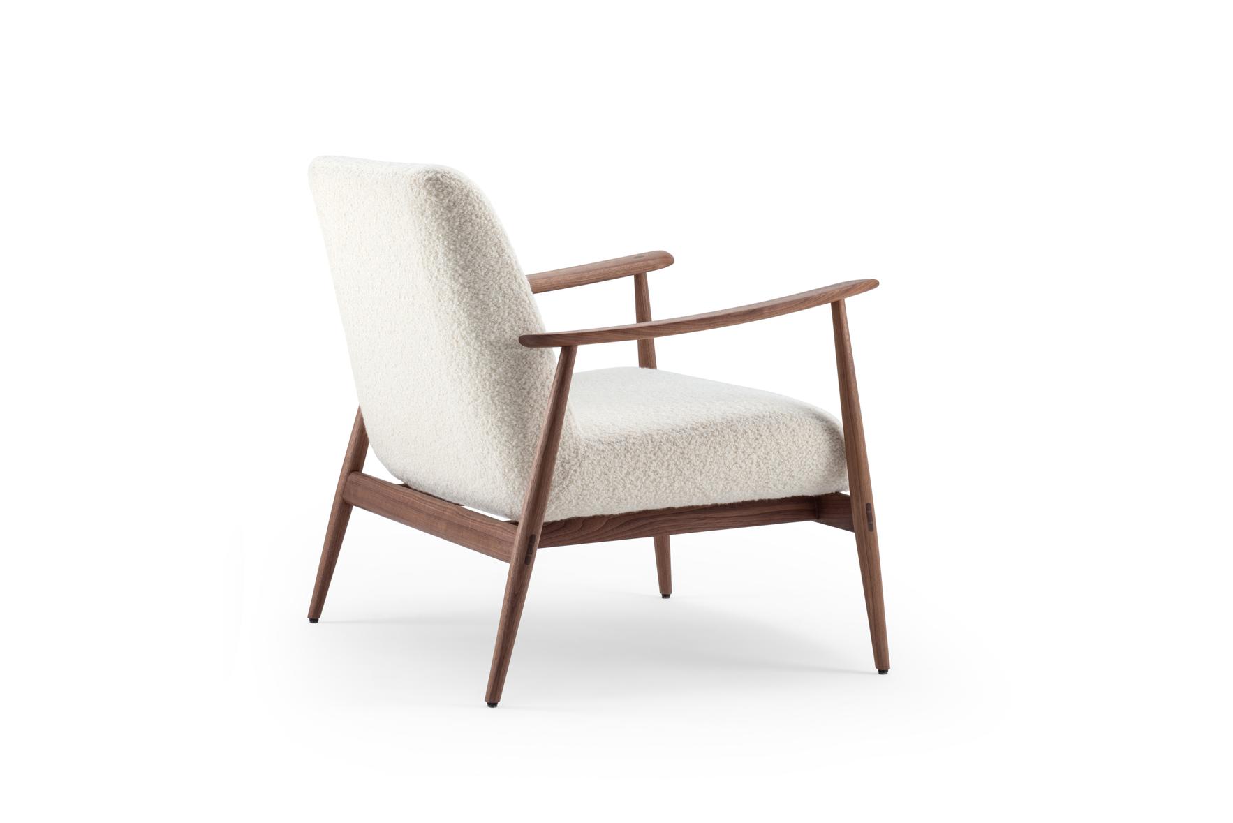 Gazzda Aska Lounge Chair notenhout - Afbeelding 6