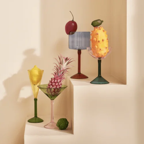 Alternative view of Champagneglas set van 2 van Urban Nature Culture
