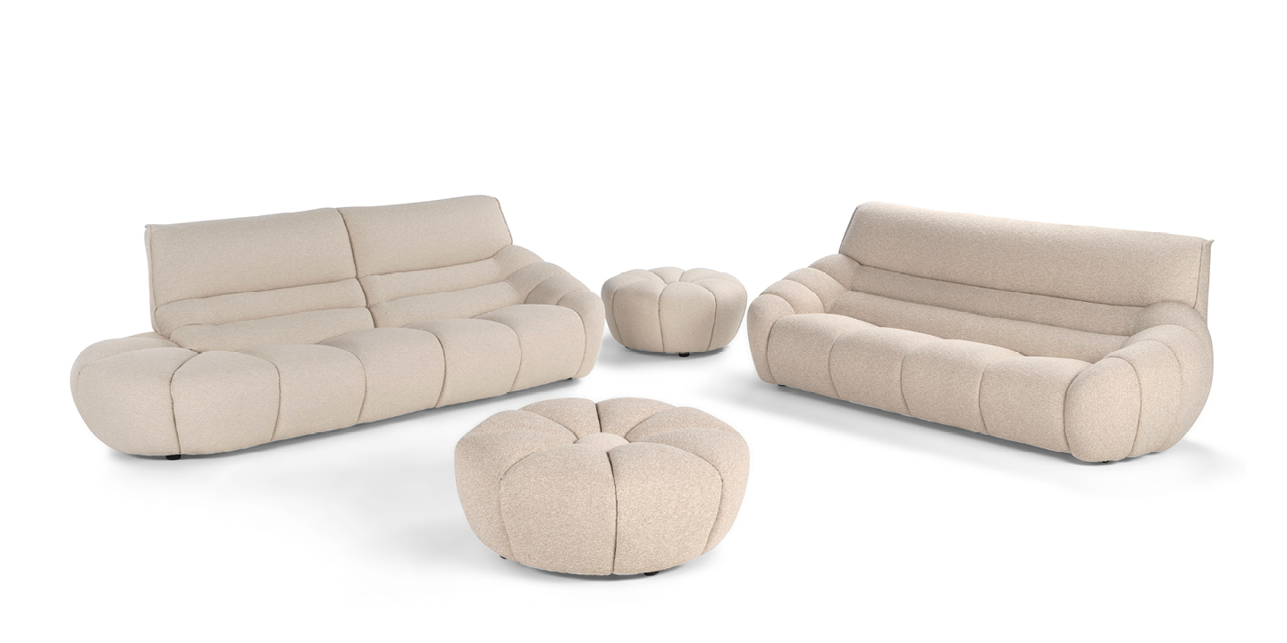 Calia Italia Daisy poef - Afbeelding 5
