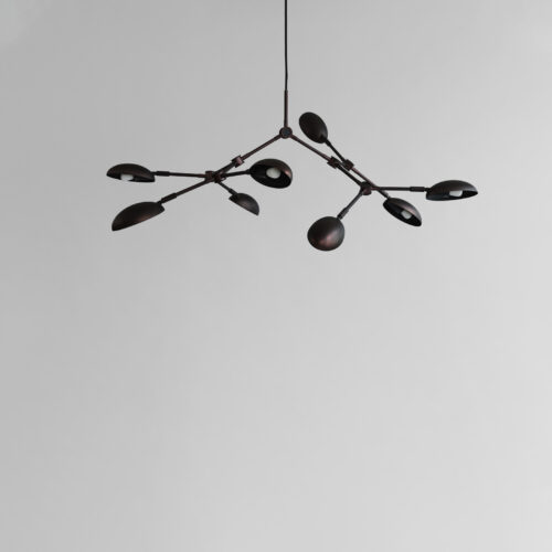 Drop Chandelier Burned Black Mini van 101 Copenhagen