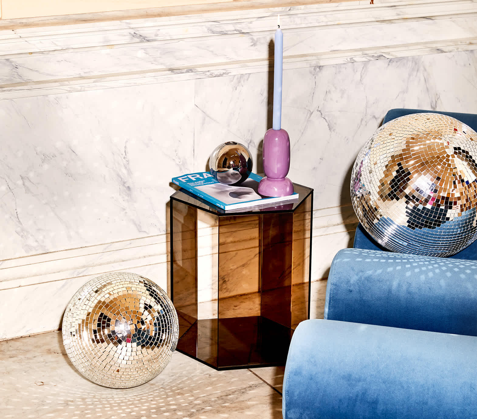 Hexagon bijzettafel High van Thomas Eurlings