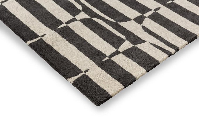 Brink & Campman Lohko Stripe Charcoal Vloerkleed - Afbeelding 4