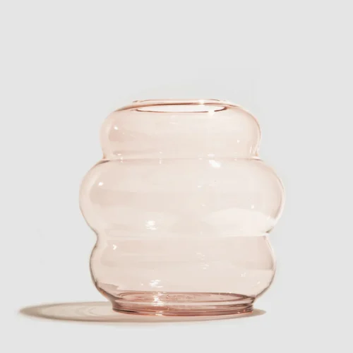 Muse Vase Clear Copper M van Fundamental Berlin