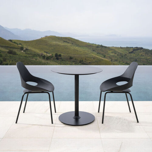 Alternative view of Pico outdoor dining table met ronde voet van Houe