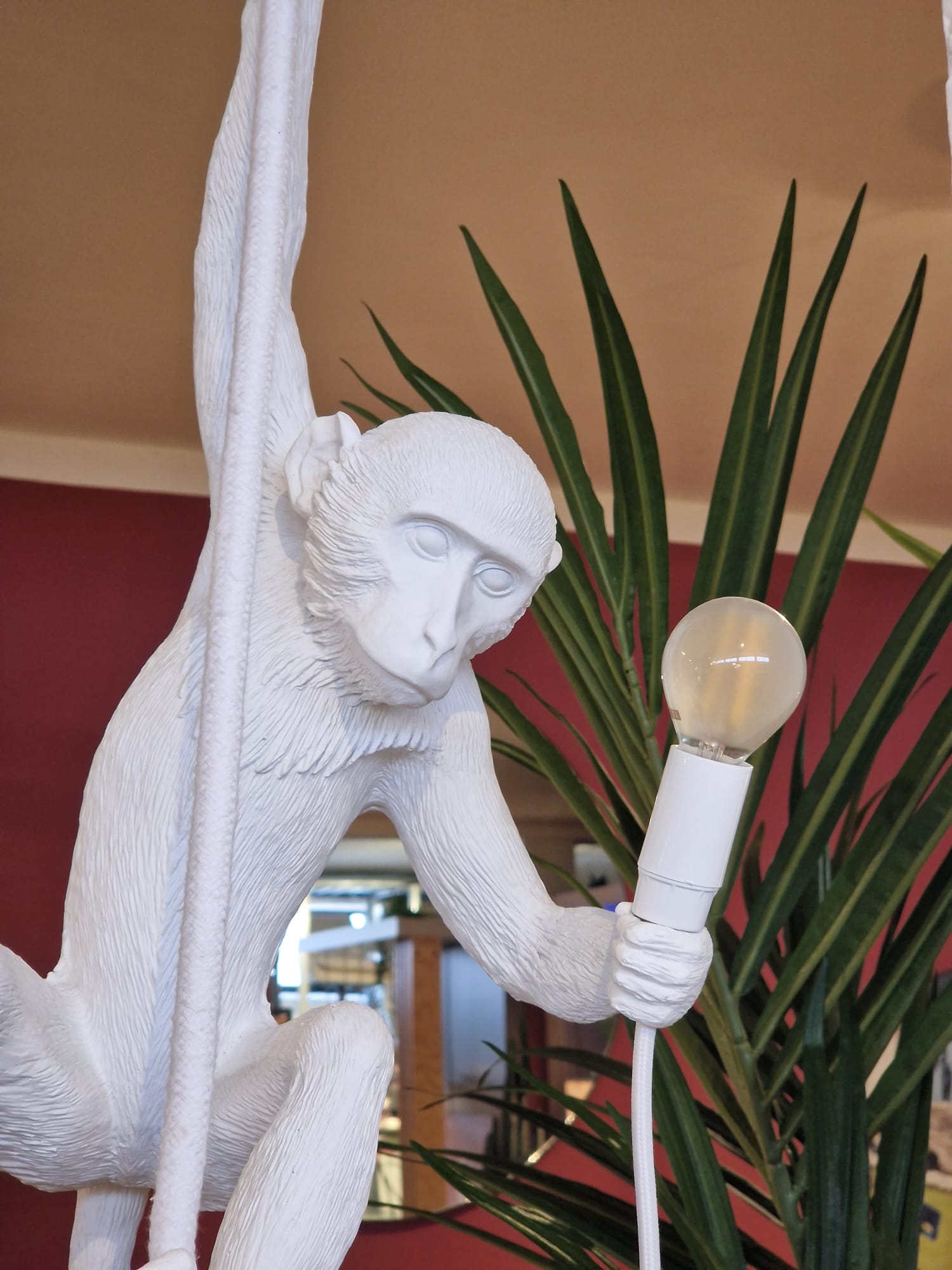 The Monkey hanglamp wit van Seletti - Showmodel (2 beschikbaar) - Afbeelding 2