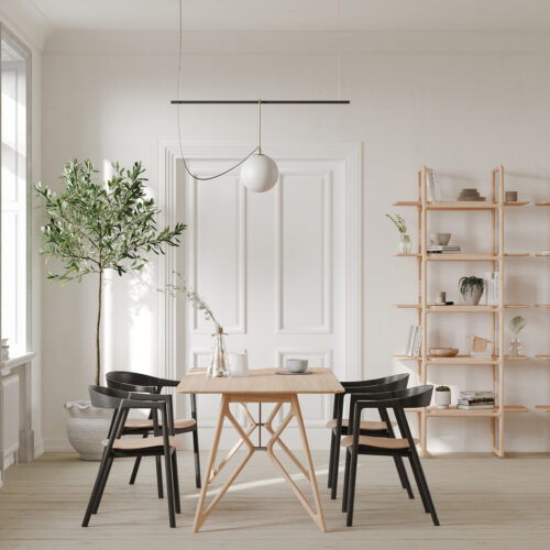 Gazzda Tink Table massief eiken