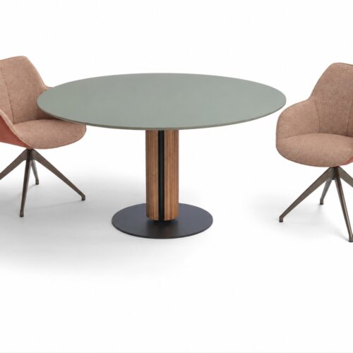 Bree's New World Steely tafel rond