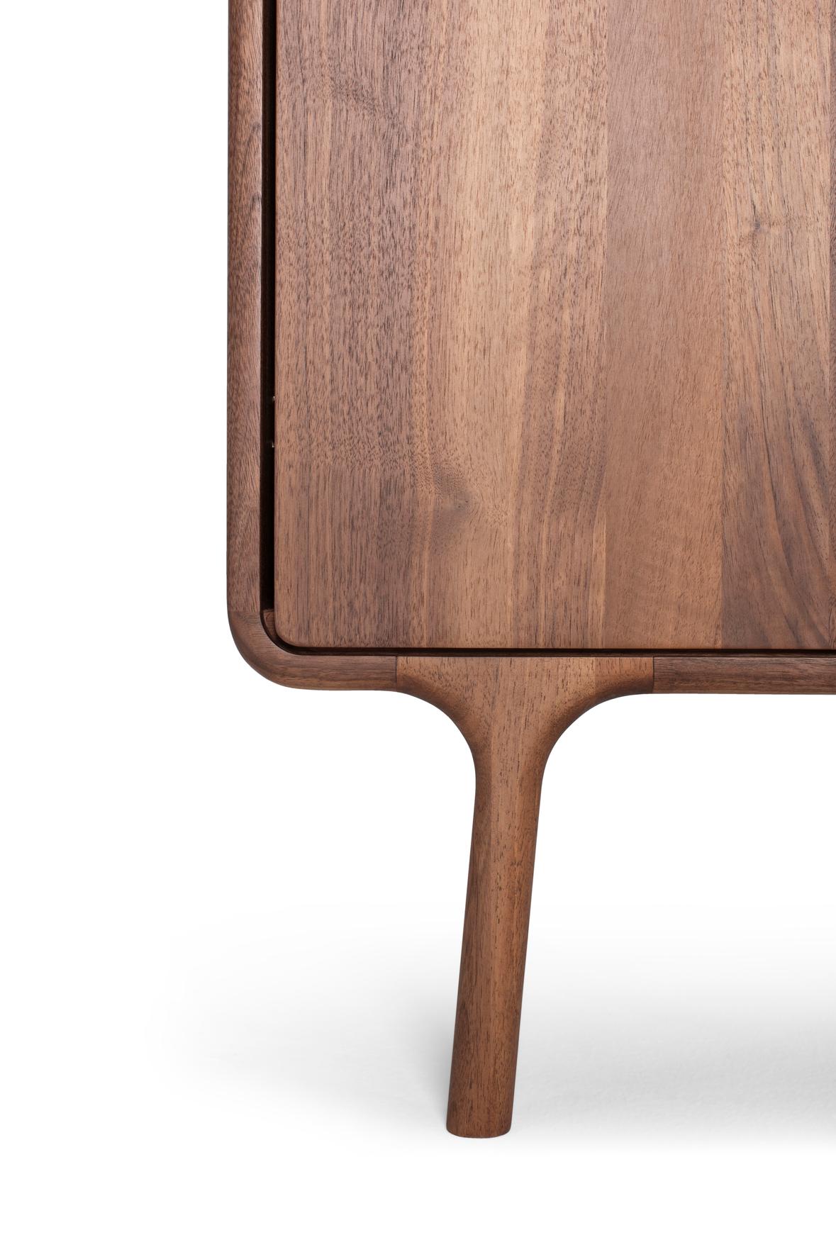 Gazzda Fawn Cabinet walnoot dressoir - Afbeelding 9