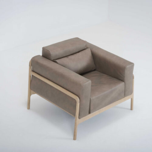 Gazzda Fawn fauteuil leder