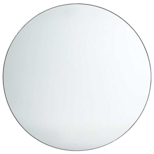 Alternative view of HKliving ronde spiegel 80 cm zwart metalen frame - SALE