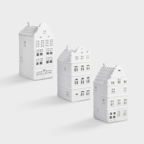 &Klevering Canal house waxinelichthouders – set van 3