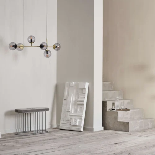 Orb vloerlamp Messing van Bolia - Afbeelding 3