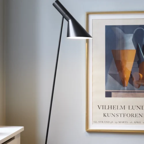 Louis Poulsen AJ vloerlamp zwart - Voorraadmodel