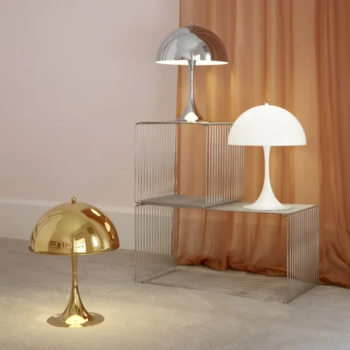 Alternative view of Louis Poulsen Panthella Tafel 320 Brass Metallised - Voorraadmodel