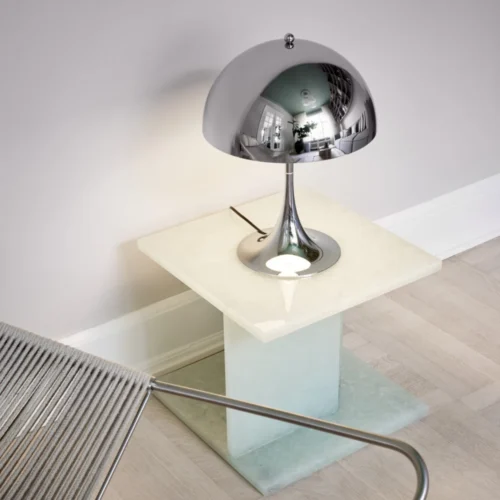 Louis Poulsen Panthella Tafel 320 High Lustre Chrome - Voorraadmodel