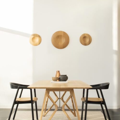 Gazzda Muna Chair eikenhouten eetkamerstoel